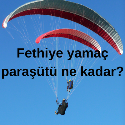 Fethiye yamaç paraşütü yapan iki pilot ard arda uçuyor ve birbirlerine ne kadar sorusunu soruyorlar