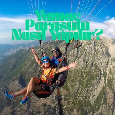 babadağ da uçuş yapan iki kişi